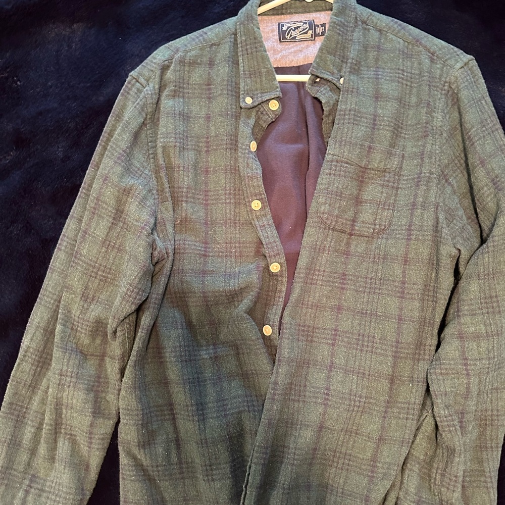 Grayers Double Cloth Button-Up Shirt (Men’s L)